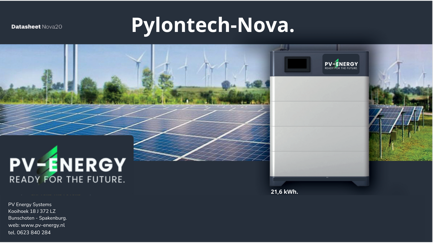 PV Energy High Voltage Performance Series tot 43 kWh!