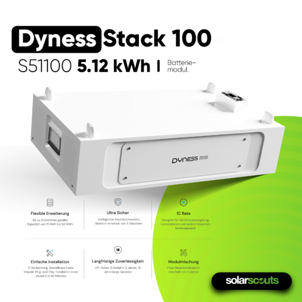 Dyness Stack 100 Hoog Voltage. Absolute klasse! (new) Vanaf 30 kWh mega rendabel.